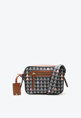 BOLSA TIRACOLO LILI TRIANGLE PRETA