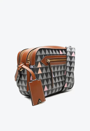 BOLSA TIRACOLO LILI TRIANGLE PRETA