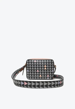 BOLSA TIRACOLO LILI TRIANGLE PRETA