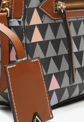 BOLSA TIRACOLO LILI TRIANGLE PRETA