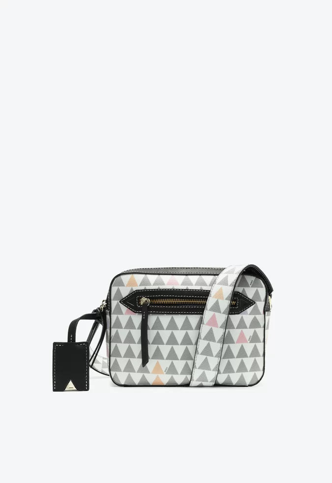 BOLSA TIRACOLO LILI TRIANGLE BRANCA