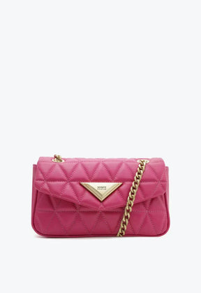 BOLSA MÉDIA TIRACOLO 944 MATELASSÊ ROSA