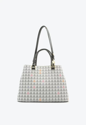 BOLSA TOTE LARA NEW TRIANGLE BRANCA