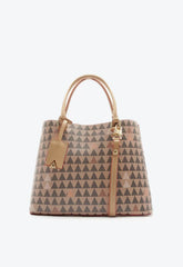 BOLSA TOTE LARA NEW TRIANGLE BEGE