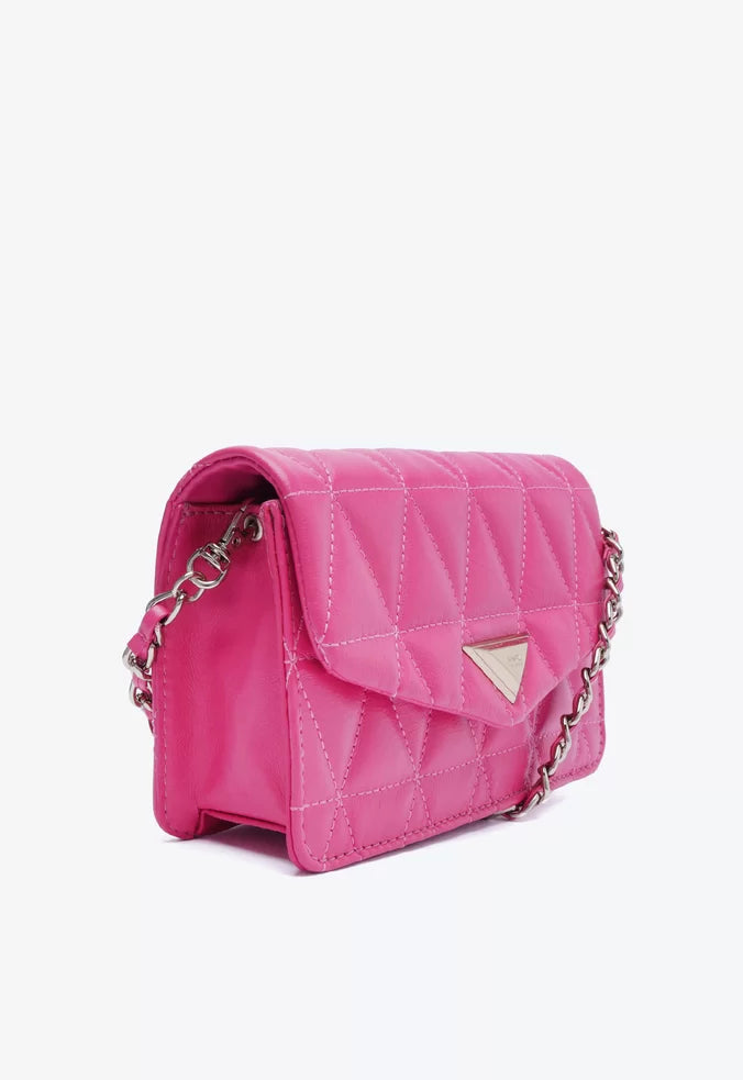 BOLSA PEQUENA TIRACOLO 944 MATELASSÊ PINK